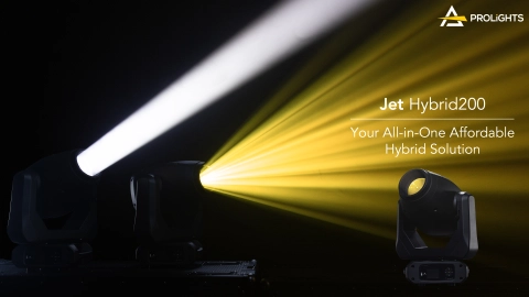 PROLIGHTS introduces Jet Hybrid200: The New Standard in Versatile, Budget-Friendly Moving Light